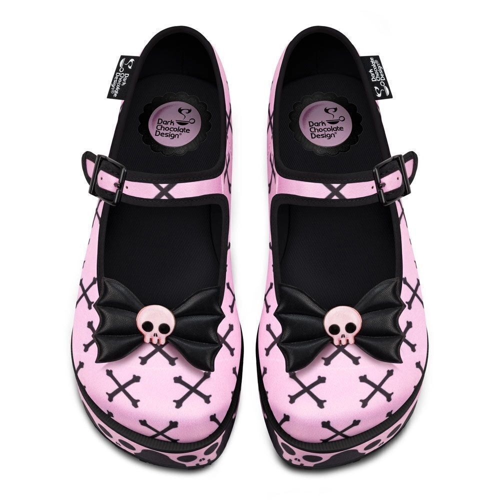 Pink Bones Hot Chocolate Mary Jane Platforms - Picture 2 of 5